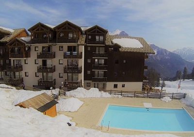 Vue extérieure chalet de la dame blanche